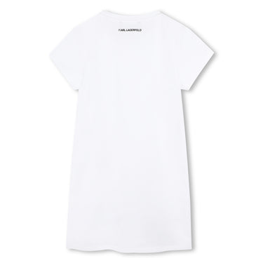 KARL LAGERFELD Vestido para niña blanco
